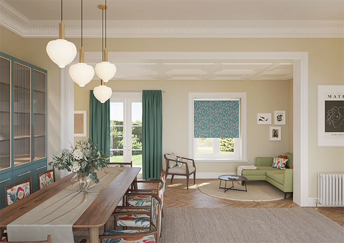 Iris, Alpine Green - Roller Blind - Image 8
